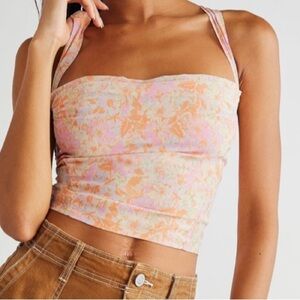 Free People Endless Love floral tank Size M